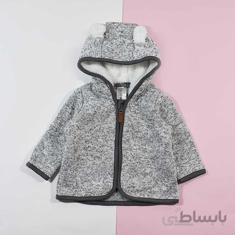 سویشرت کلاهدار پسرانه تو مخملی اچ اند ام H&M کد 1129