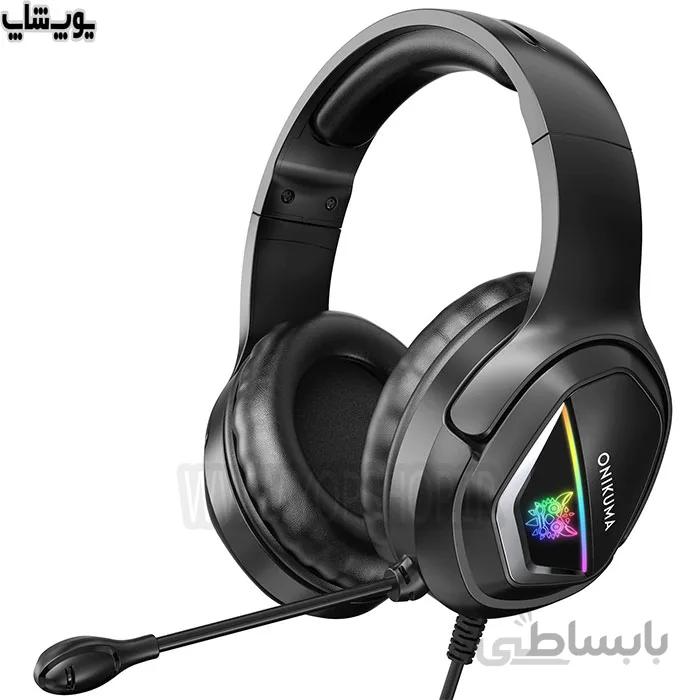 هدست گیمینگ سیمی RGB اونیکوما مدل Onikuma X2