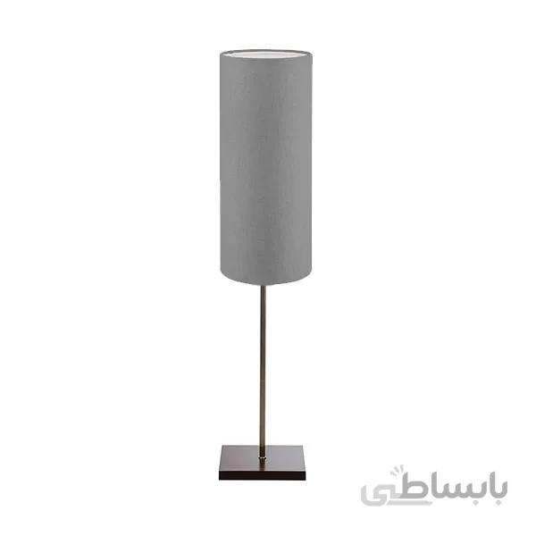 آباژور ایستاده چوبی چشمه نور مدل ML7030/BR-T شید طوسی