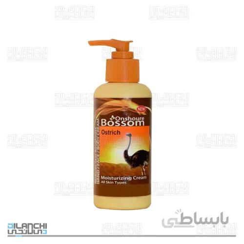 کرم مرطوب کننده انشور بوسوم مدل روغن شترمرغ حجم 250 میلی لیتر