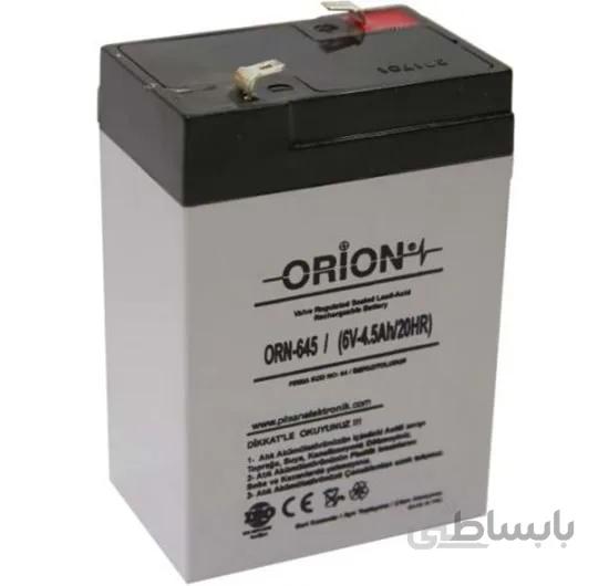 باتری خشک 6 ولت 4.5 آمپر ساعت مارک ORION