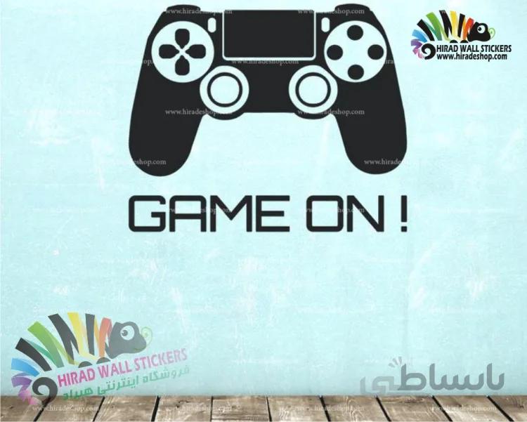 استیکر دیواری گیم نت و کلوپ و بازی دسته بازی پلی استیشن 4 PlayStation 4 Controller Wallstickers کد h784