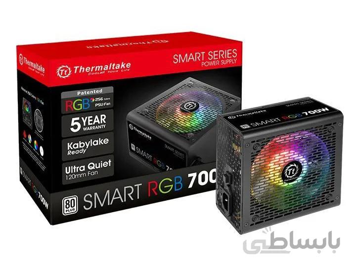 منبع تغذيه ترمالتیک مدل اسمارت آر جی بی با توان 700 وات ا Smart RGB 700W 80 PLUS Power Supply