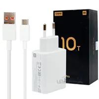 شارژر دیواری فست شارژ Xiaomi Mi 10T Pro QC3 PD 33W سرجعبه + کابل Type-C و جعبه گوشی