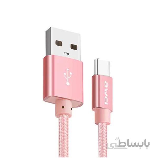 کابل تبدیل USB به USB-C اووی مدل CL-85 به طول 30 سانتی متر