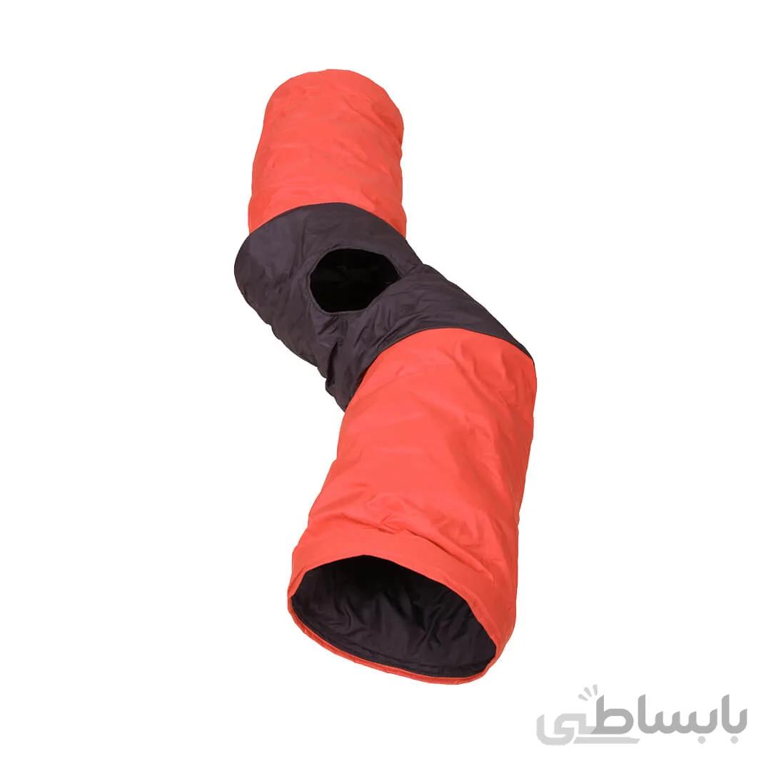 تونل گربه پارچه ای کدیپک مدل زیگ زاگ