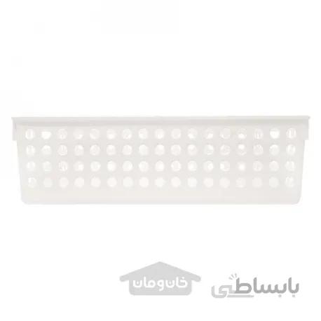 سبد پلاستیکی اندازه B5 رنگ سفید(ساخت ژاپن)