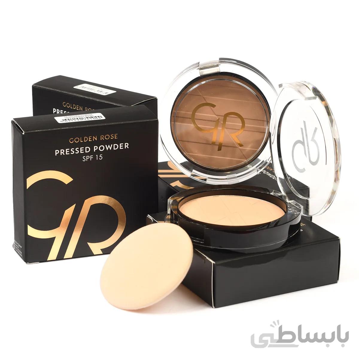 پنکک ویتامینه گلدن رز Golden Rose مدل Pressed Powder