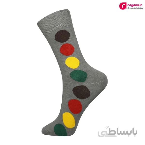 جوراب زنانه ساق بلند MOXIAO طرح نقطه کد R215274