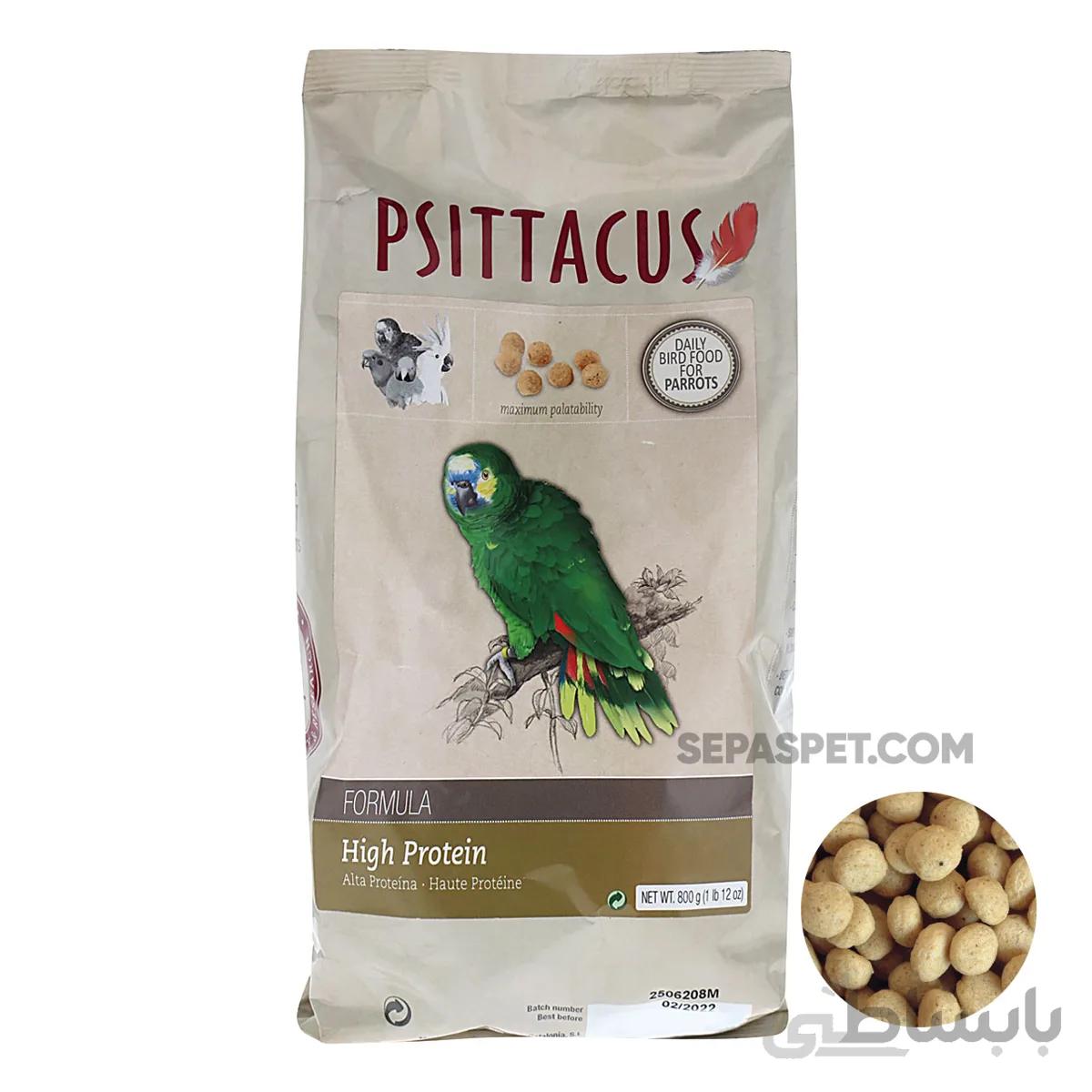 پلت های پروتئین High protein سیتاکوس Psittacus طوطی سانان