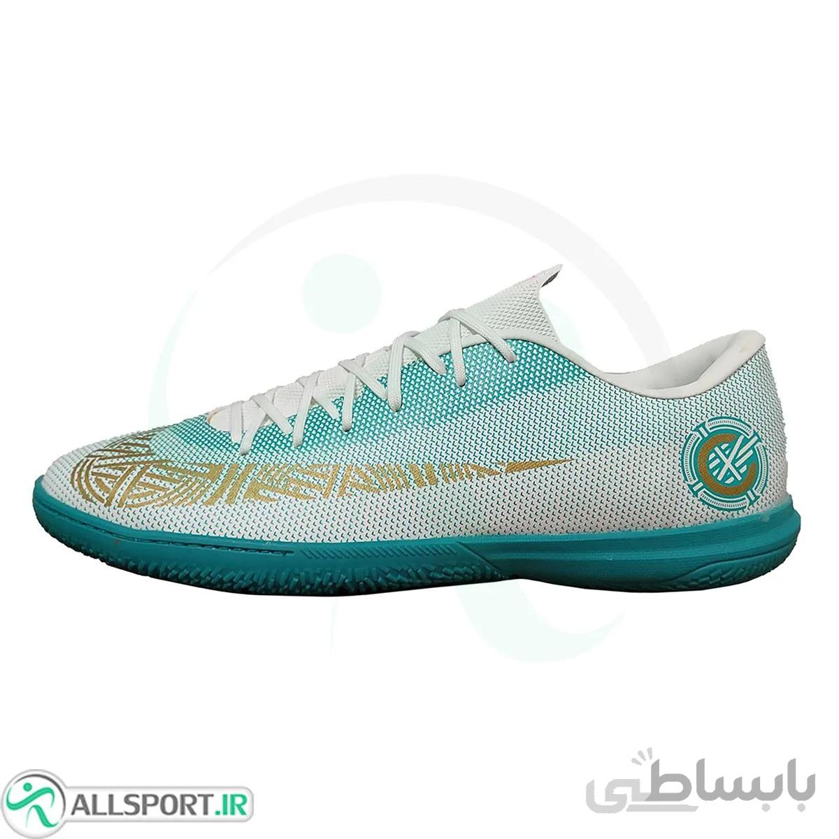 کفش فوتسال نایک مرکوریال طرح اصلی Nike Mercurial White Green