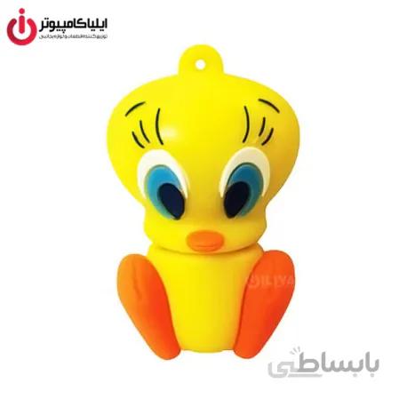 فلش مموری عروسکی کینگ فست مدل TU-12 طرح Twiti Yellow ظرفیت 32 گیگابایت