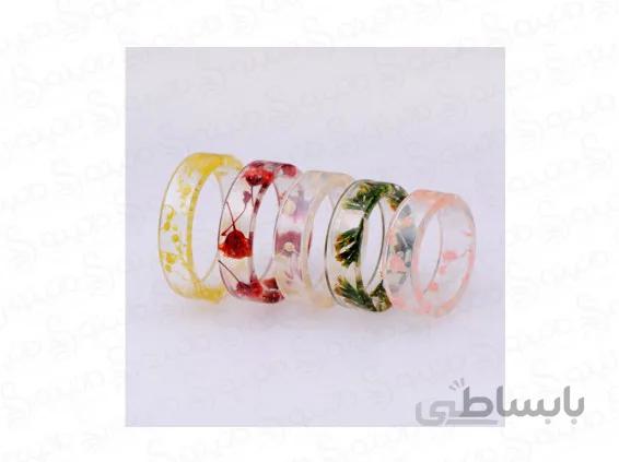 حلقه رزین گل و طبیعت خشک toxic-r-51