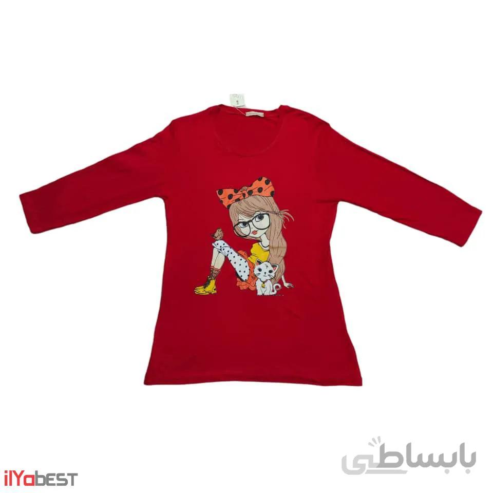 تیشرت دخترانه استین بلند
