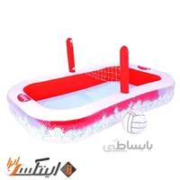 استخر بادی کودک با تور والیبال bestway 54125 ا bestway 54125