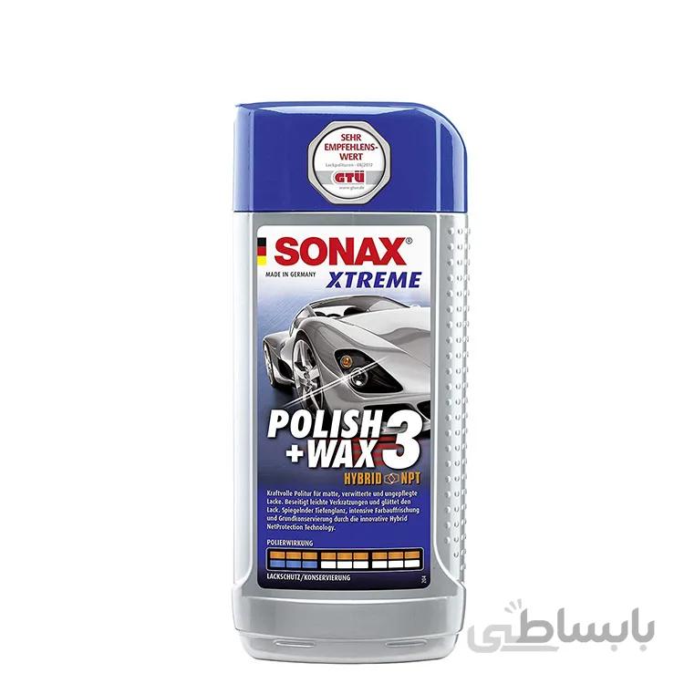 پولیش و واکس بدنه خودرو مدل Sonax - XTREME Polish and Wax 3 Hybrid NPT