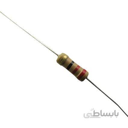 مقاومت 22 اهم 1/4 وات 5 درصد