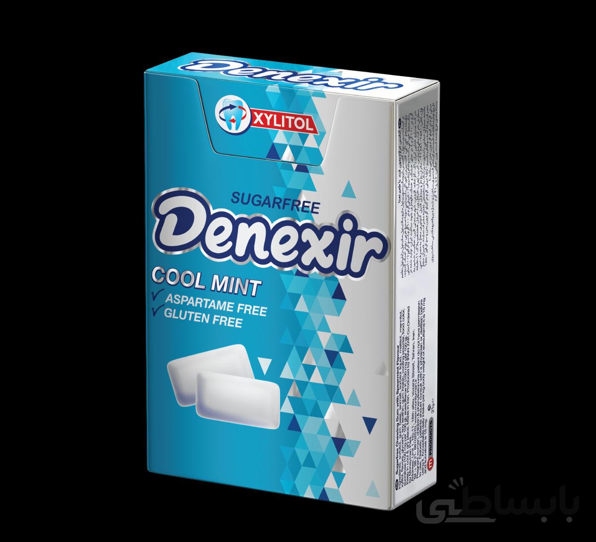 آدامس دن اکسیر نعنا خنک بسته بندی جعبه ای (فلیپ تاپ)- باکس 20 عددی