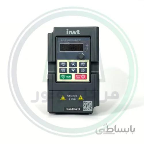 اینورتر تکفاز اینوت 0.75 کیلووات (1HP) سری GD10-S2 ا INVT Inverter Series Goodrive10 (GD10)