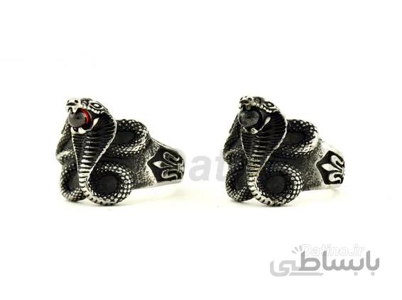 انگشتر مردانه مار کبری کلئوپاترا-BEIER.R.7
