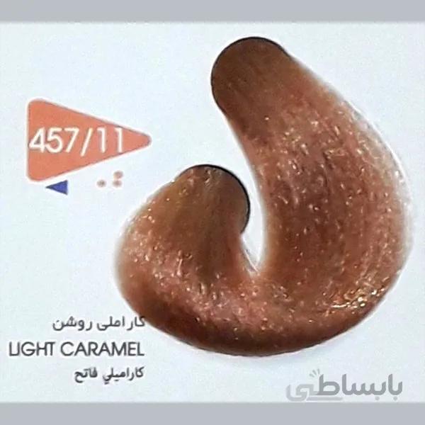 رنگ مو ویتامول (Vitamol) کاراملی روشن (شماره 457/11 حرفه ای) حجم 120 میل