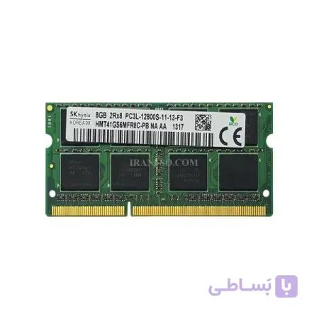 رم لپ تاپ 8 گیگ Hynix DDR3-PC3L-1600-12800 MHZ 1.35V یک سال گارانتی