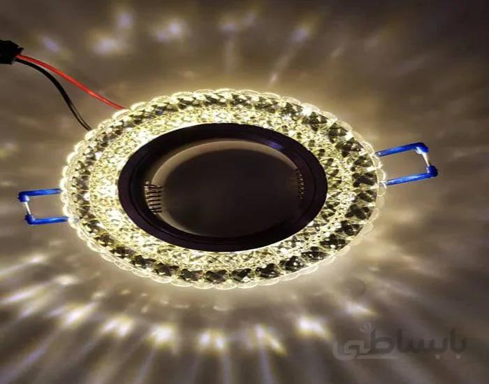 قاب هالوژن 3 وات دور smd کد 669
