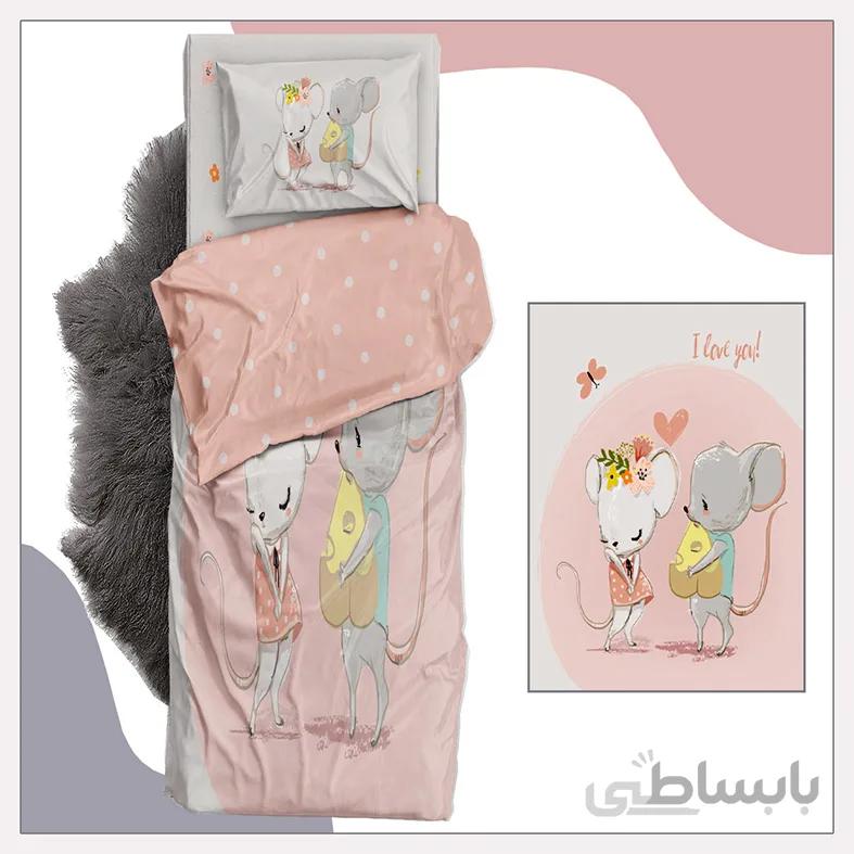 ست لحاف 9تکه نوزادی طرح لاولی ماوس