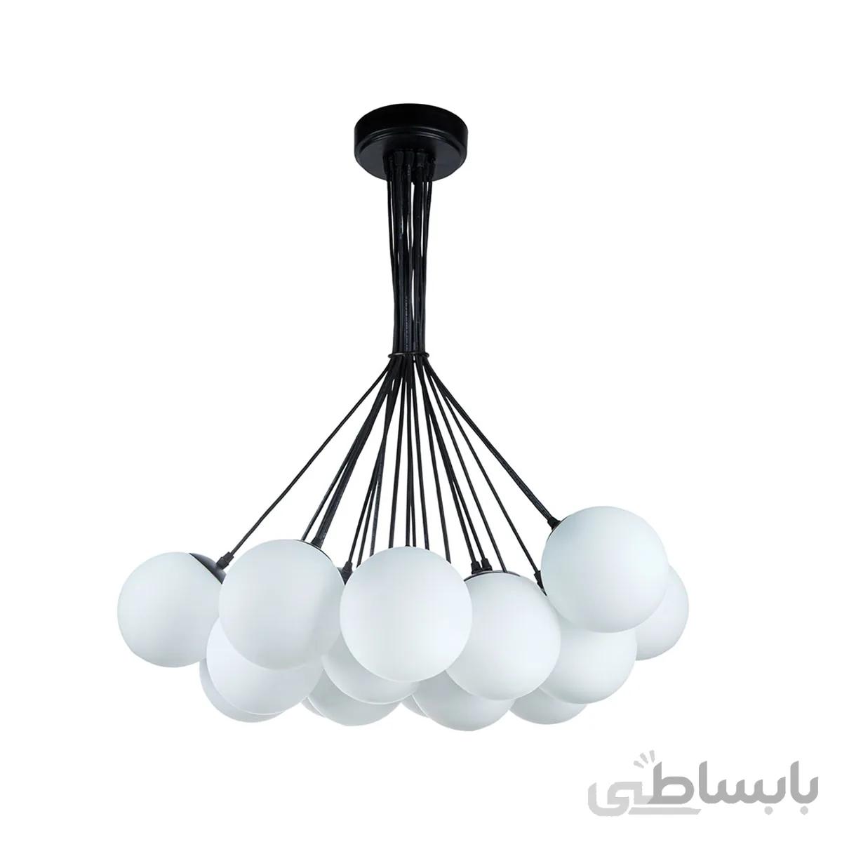 لوستر نوزده شعله سری A۳8۱۰/۱۹/wt