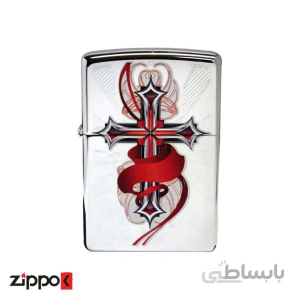 فندک زیپو Cross With Wings کد 28526