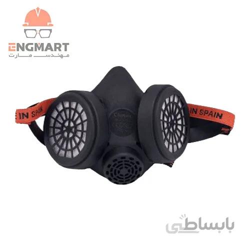 ماسک شیمیایی نیم صورت CLIMAX مدل 755 همراه دو عدد کارتریج 4 حالته