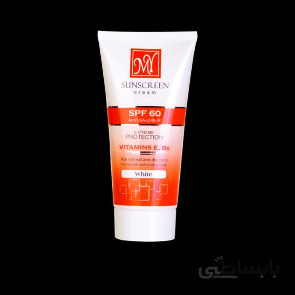 کرم ضد آفتاب فاقد رنگ SPF 60 مای