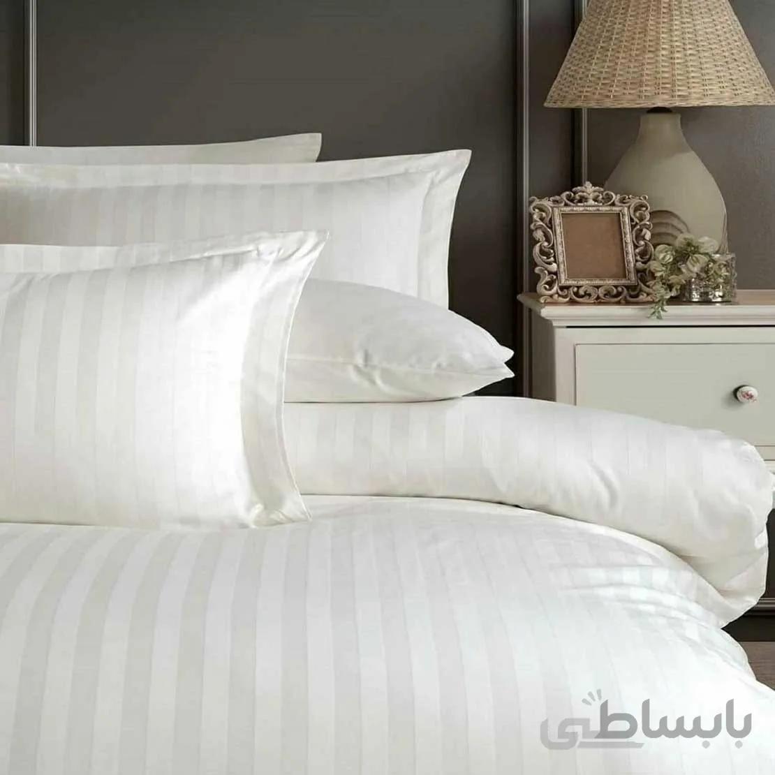 نیم ست ملحفه دونفره 180 رزین تاژ هتلی هیلتون Hilton