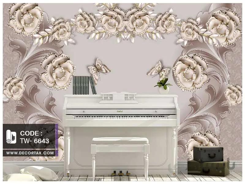 پوستر دیواری پشت تلویزیون کد TW-6643