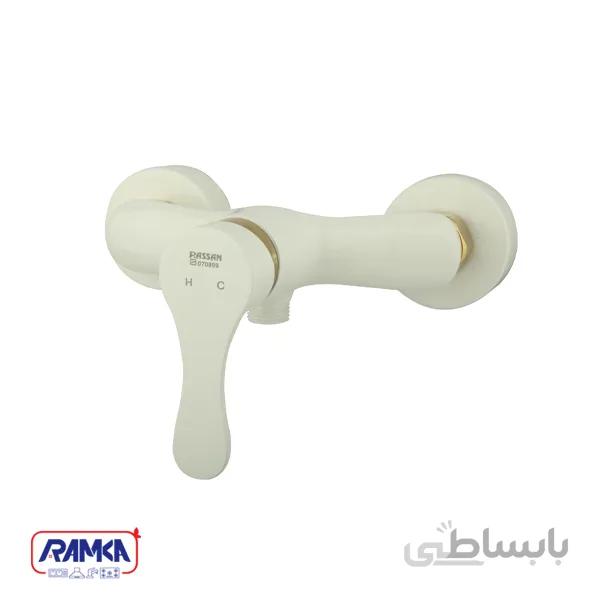 شیر آفتابه صدف سفید راسان
