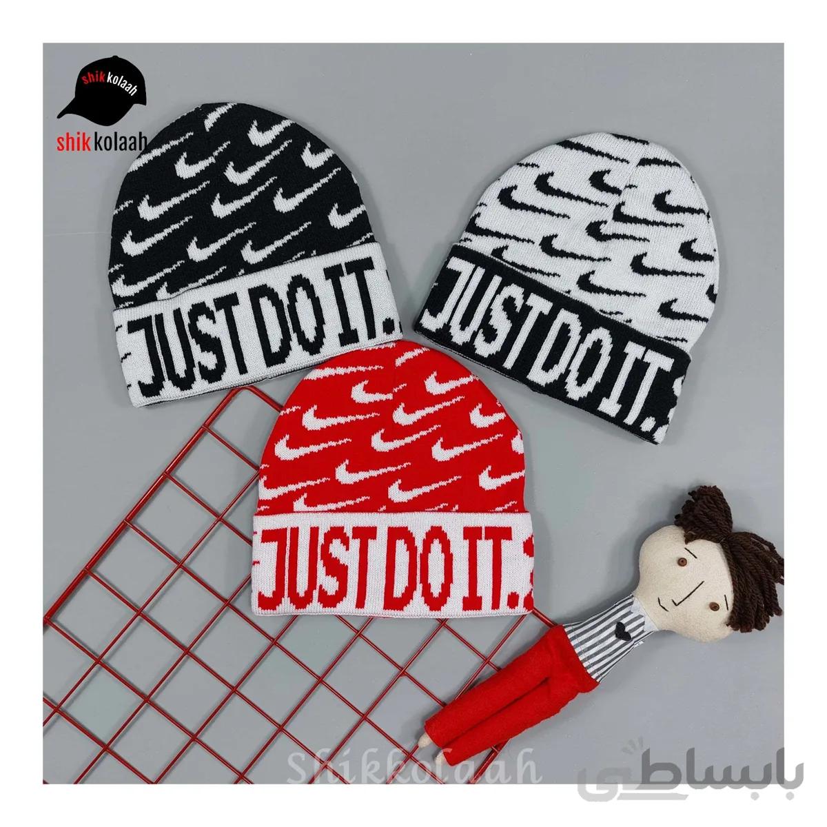 کلاه بافت .JUST DO IT - کد 602