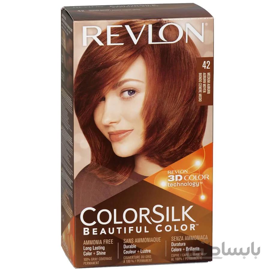 رنگ مو رولون شماره 42 قهوهای مایل به قرمز متوسط Medium Auburn
