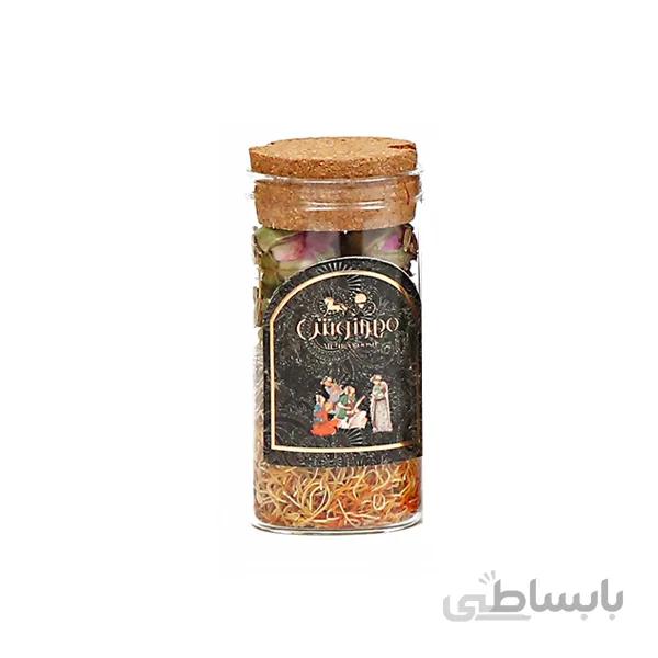 گل محمدی شیشه ای 5 گرمی