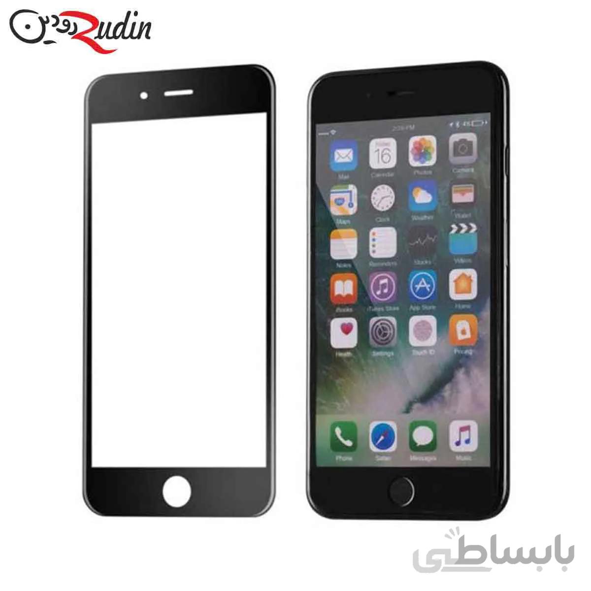محافظ صفحه نمایش شیشه ای ریمکس مدل Tempered مناسب iphone 7 8 6 6s مشکی