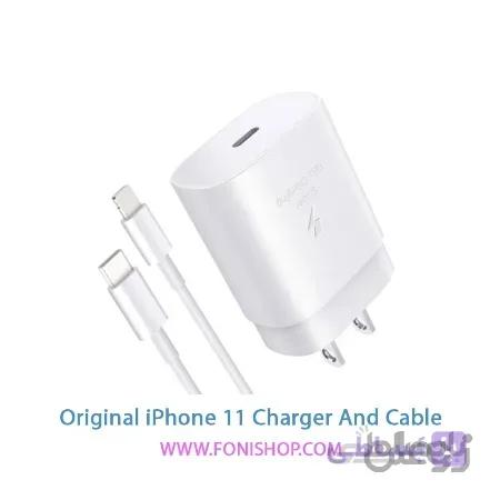 کابل و شارژر اصلی آیفون iPhone 11