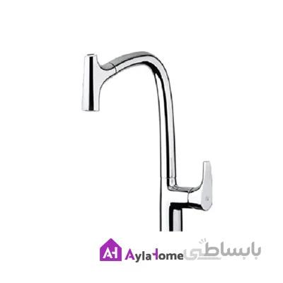 شیر آشپزخانه پول آت کی دبلیو سی KWC مدل کرو کروم