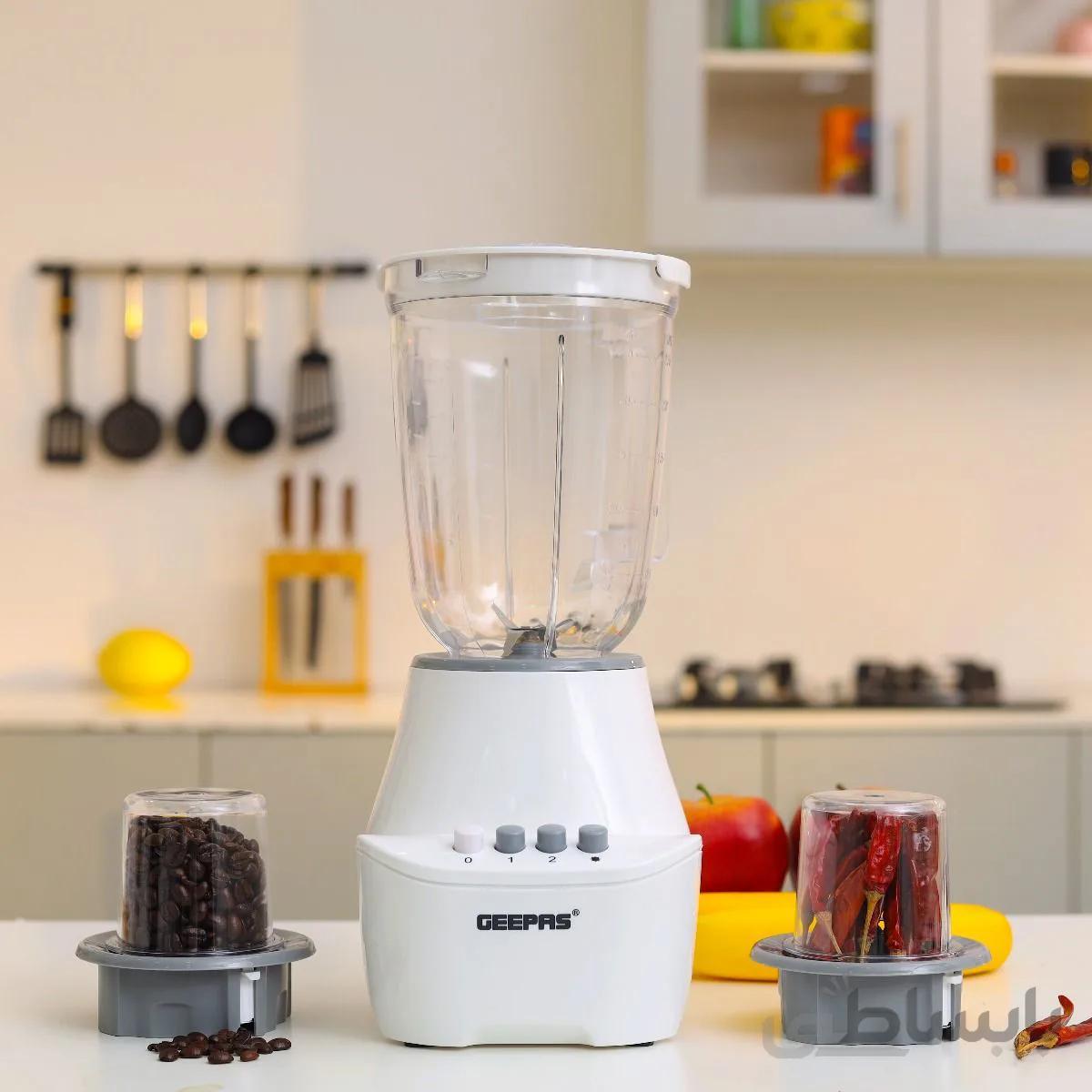 مخلوط کن سه کاره جی پاس مدل GSB6104 ا Geepas 3 in 1 Blender GSB6104