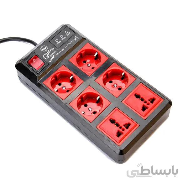 محافظ صوتی تصویری و کامپیوتر آنالوگ گلدن الکتریک با کابل 4 متری