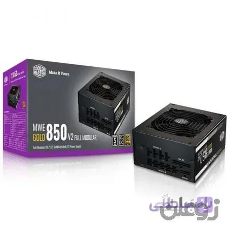 منبع تغذیه کامپیوتر کولرمستر MWE Gold 850 V2