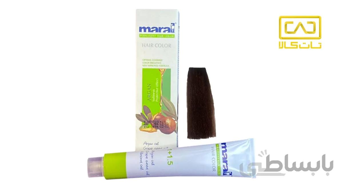 رنگ مو مارال کاکائویی سری ترکیبی شماره 7.891 حجم 100 میلی لیتر ا maral hair color 7.891