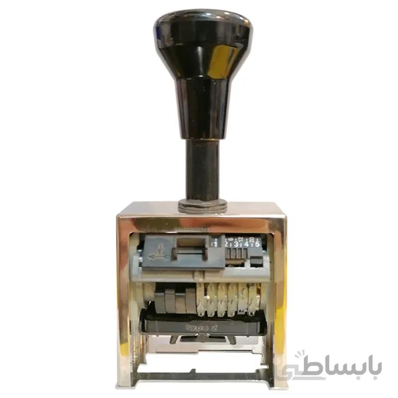 دستگاه مهر شماره زن دستی 6 رقم فارسی رینر اصل آلمان کد B6