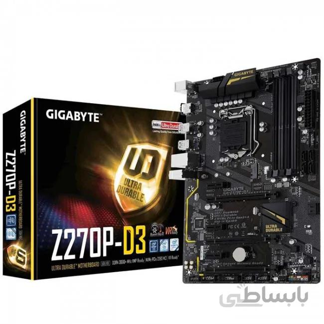 GigaByte GA-Z270P-D3 LGA 1151 Motherboard ا مادربرد گیگابایت مدل زد ۲۷۰ پی دی تری