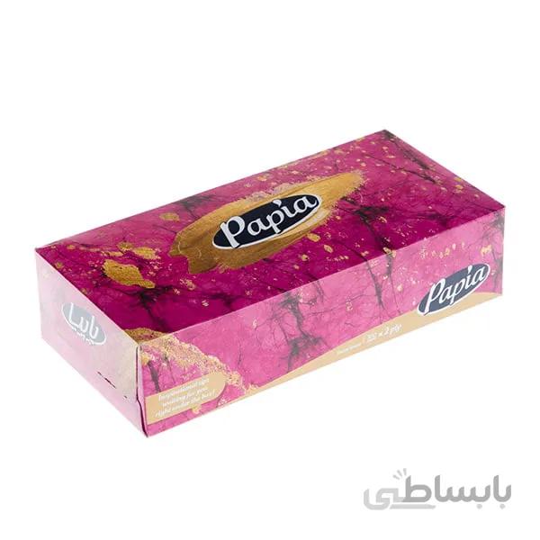 دستمال کاغذی 100 برگ دولایه پاپیا