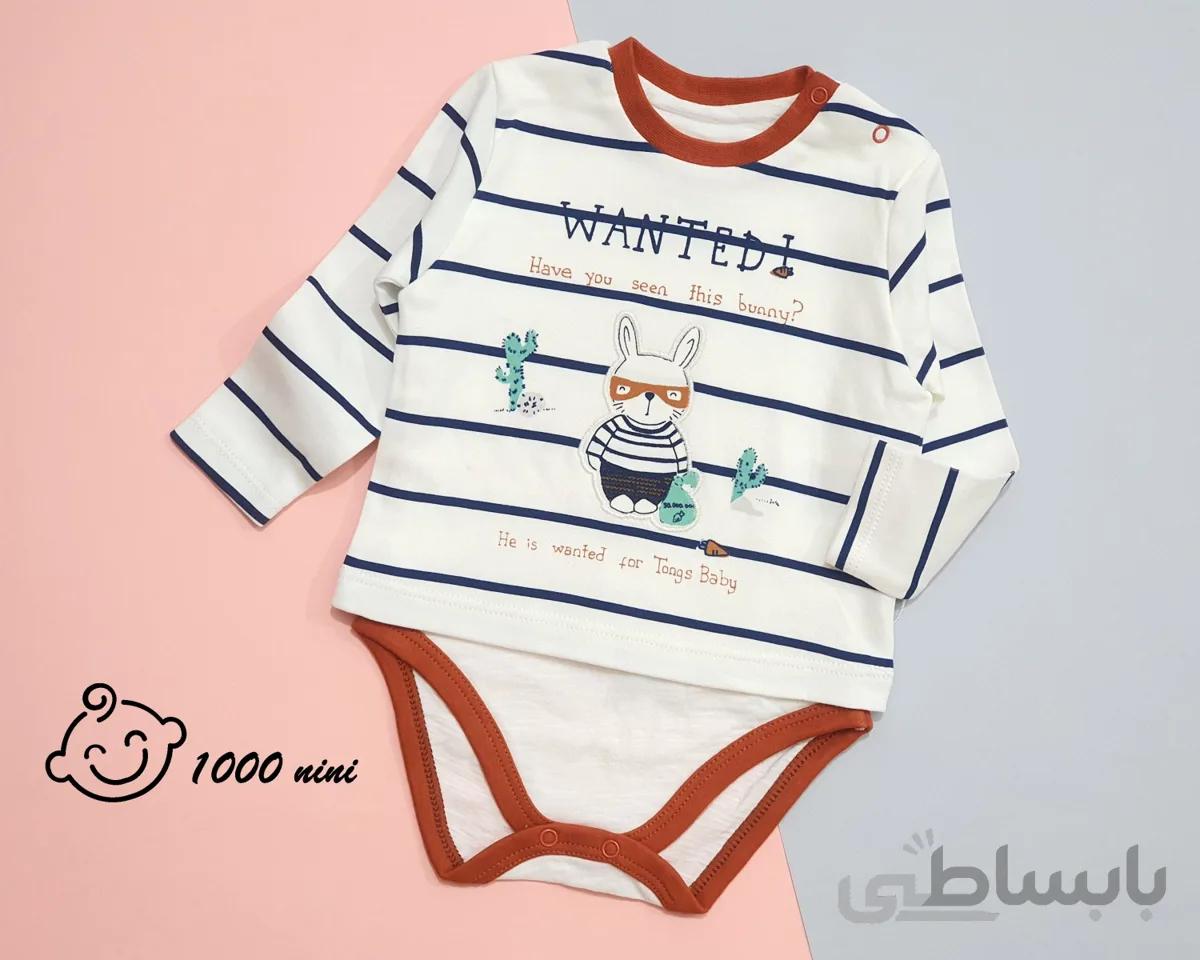 بلوز زیر دکمه دار خرگوش تانگز کد 2467