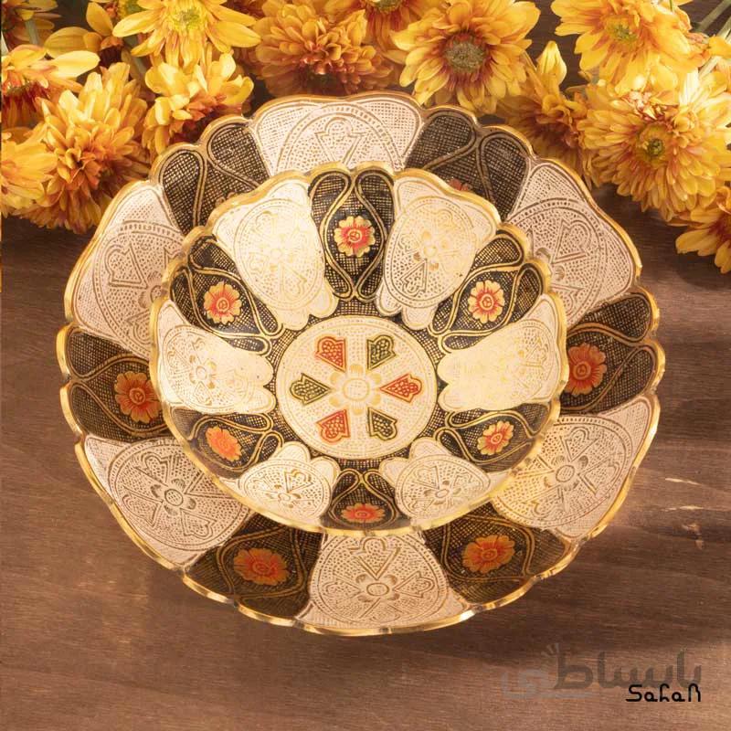 ست پذیرایی برنجی میناکاری کد 187
